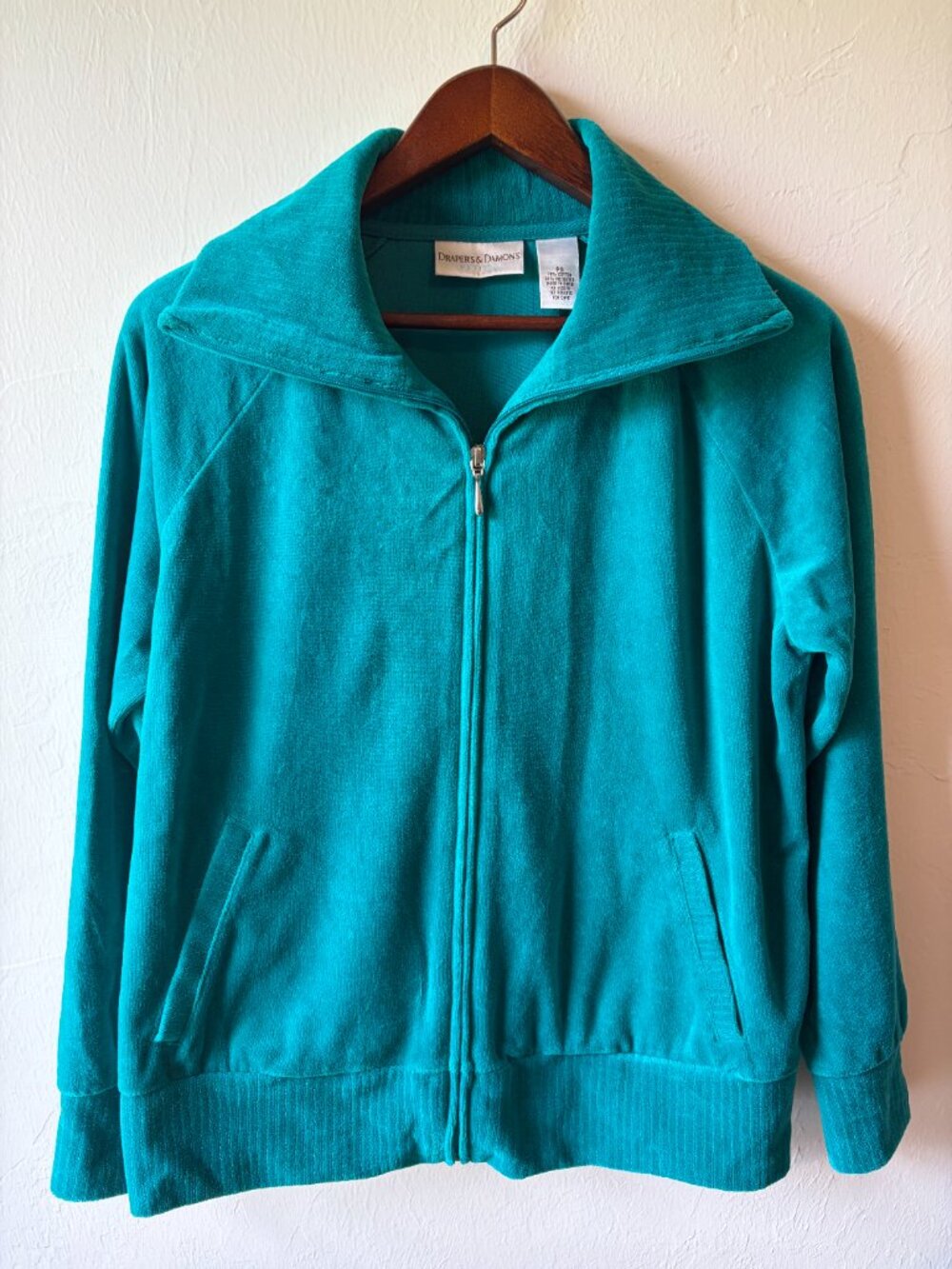 Vintage Drapers and Damon Velour Full-Zip Jacket
